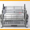 Giá bát đĩa di động inox oval 304 xước mờ có điều chỉnh lực fc09-06v