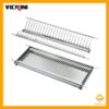 Gía kệ bát đĩa cố định VICKINI 14801 SSS inox bóng