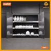 Giá để bát đĩa inox 3 tầng cố định GB07E