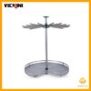 Giá kệ góc treo đồ 2 tầng xoay 360 độ VICKINI 18239.800 GRPR