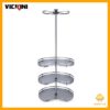 Giá kệ góc treo đồ 4 tầng xoay 360 độ VICKINI 18219.800 GRPR