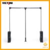 Giá kệ mắc quần áo nâng hạ VICKINI 18205 GRPR
