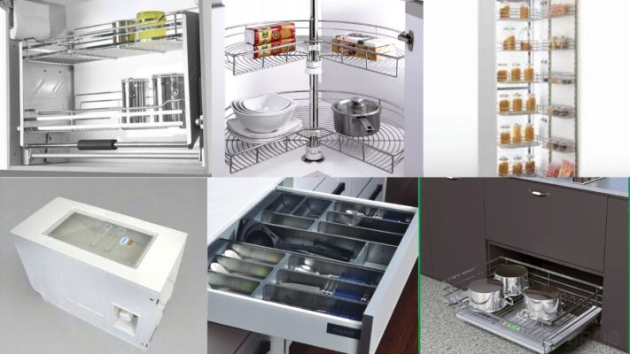 Các loại phụ kiện tủ bếp phổ biến