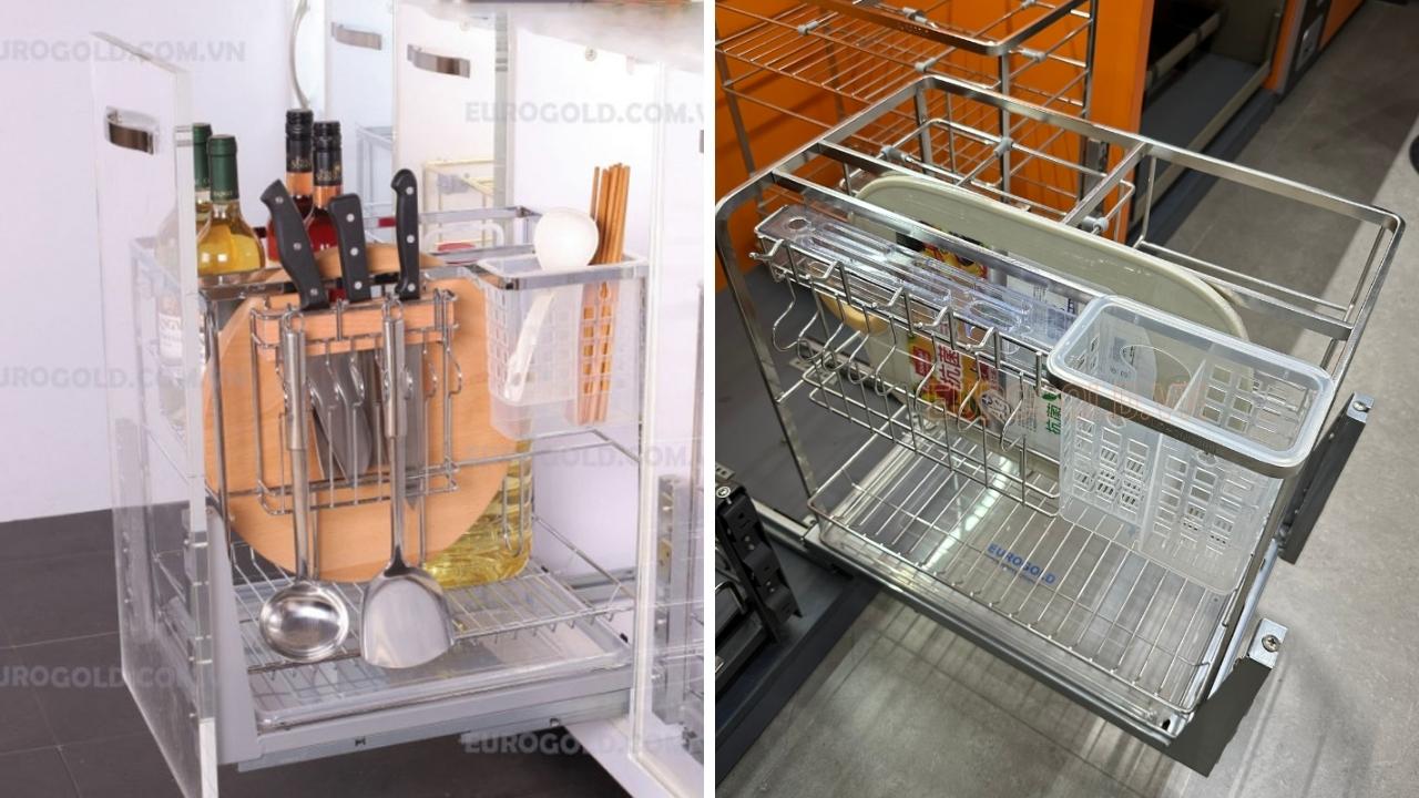 Giá Dao Thớt Inox Mờ Eurogold
