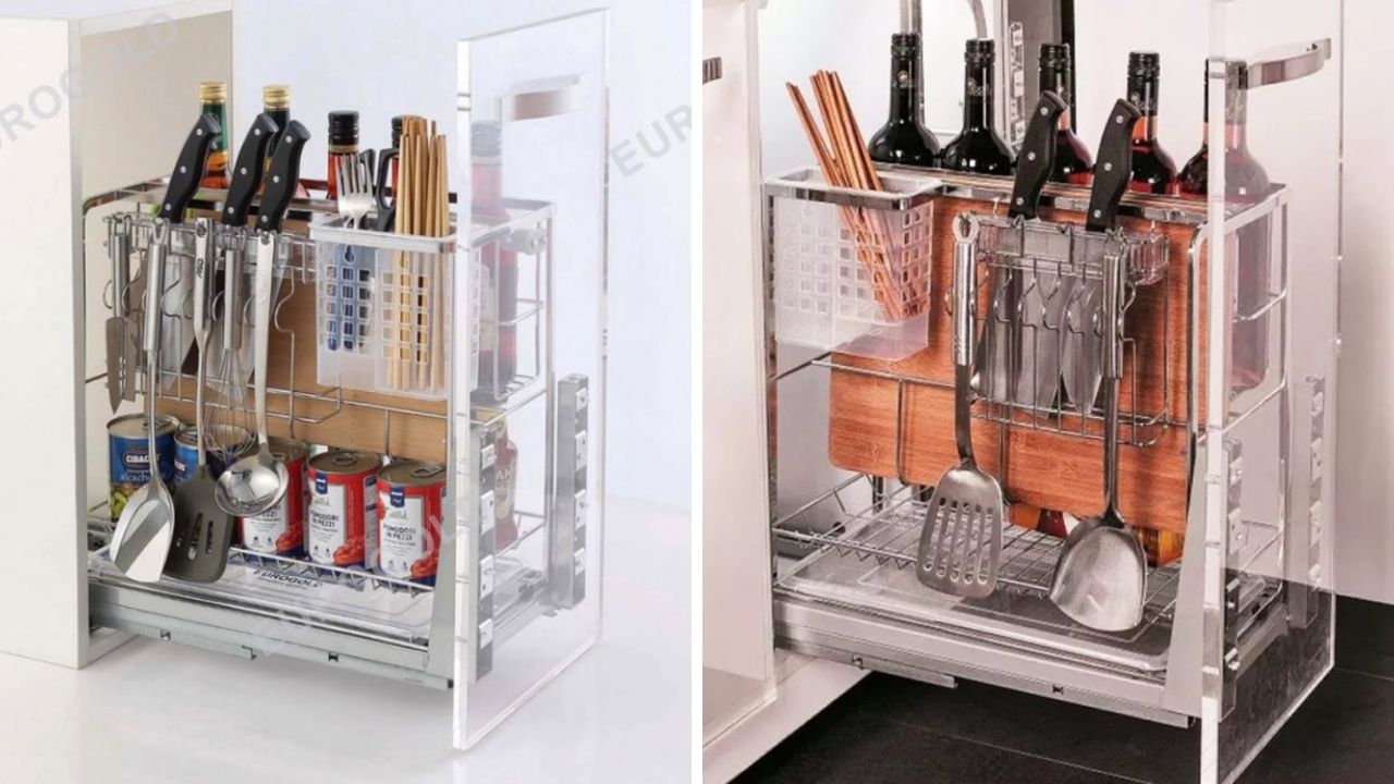 Giá Dao Thớt Khung Rổ Inox 304 Eurogold
