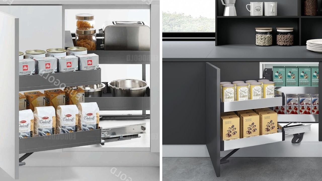 Giá Góc Liên Hoàn Hộp Nhôm Và Inox