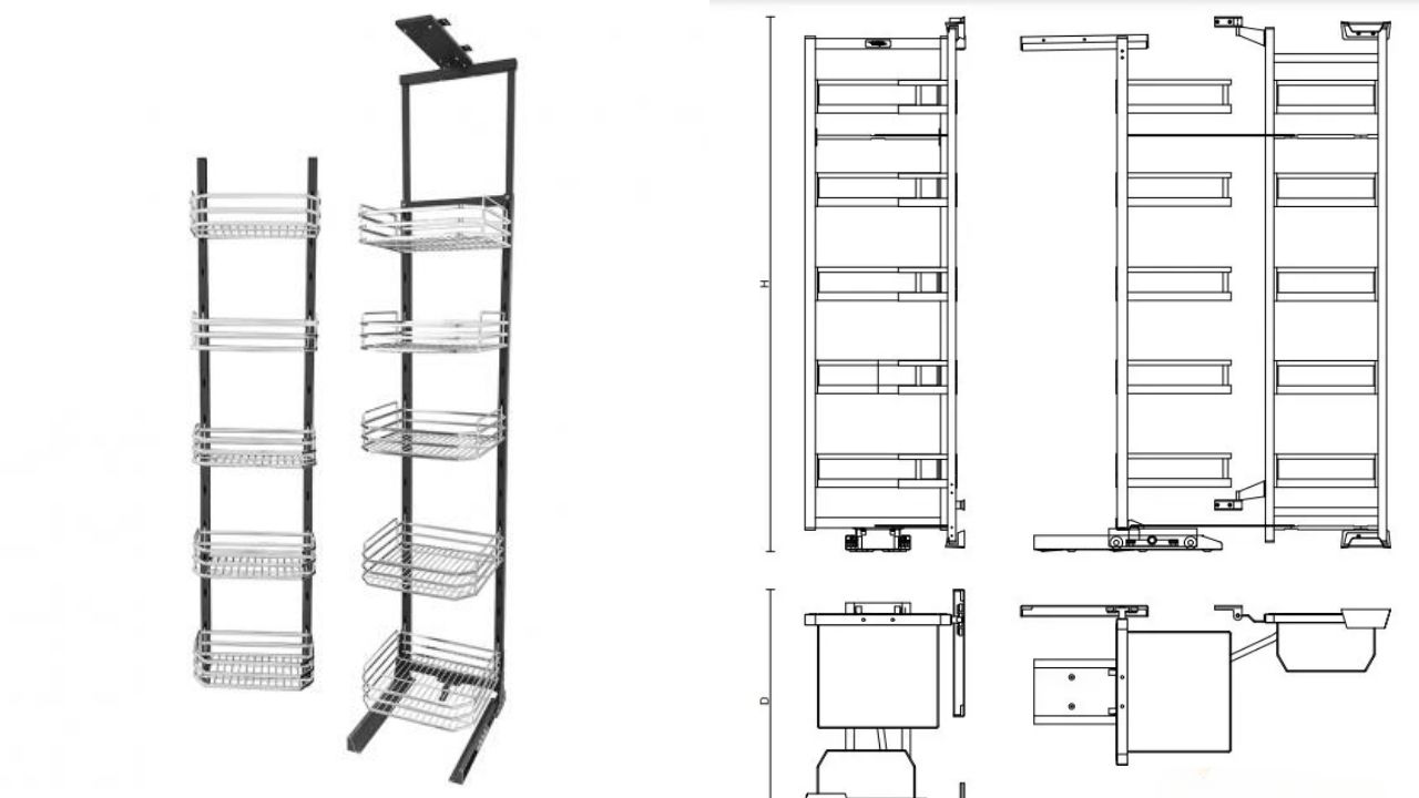 Giá Kệ 5 Tầng Vickini 14505