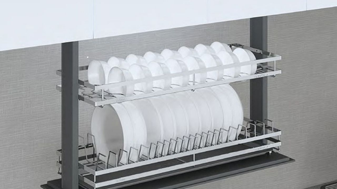 Giá Nâng Hạ Điện Inox 304 Eurogold
