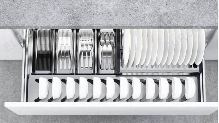 Giá bát đĩa inox hộp Eurogold dòng EU132xxx