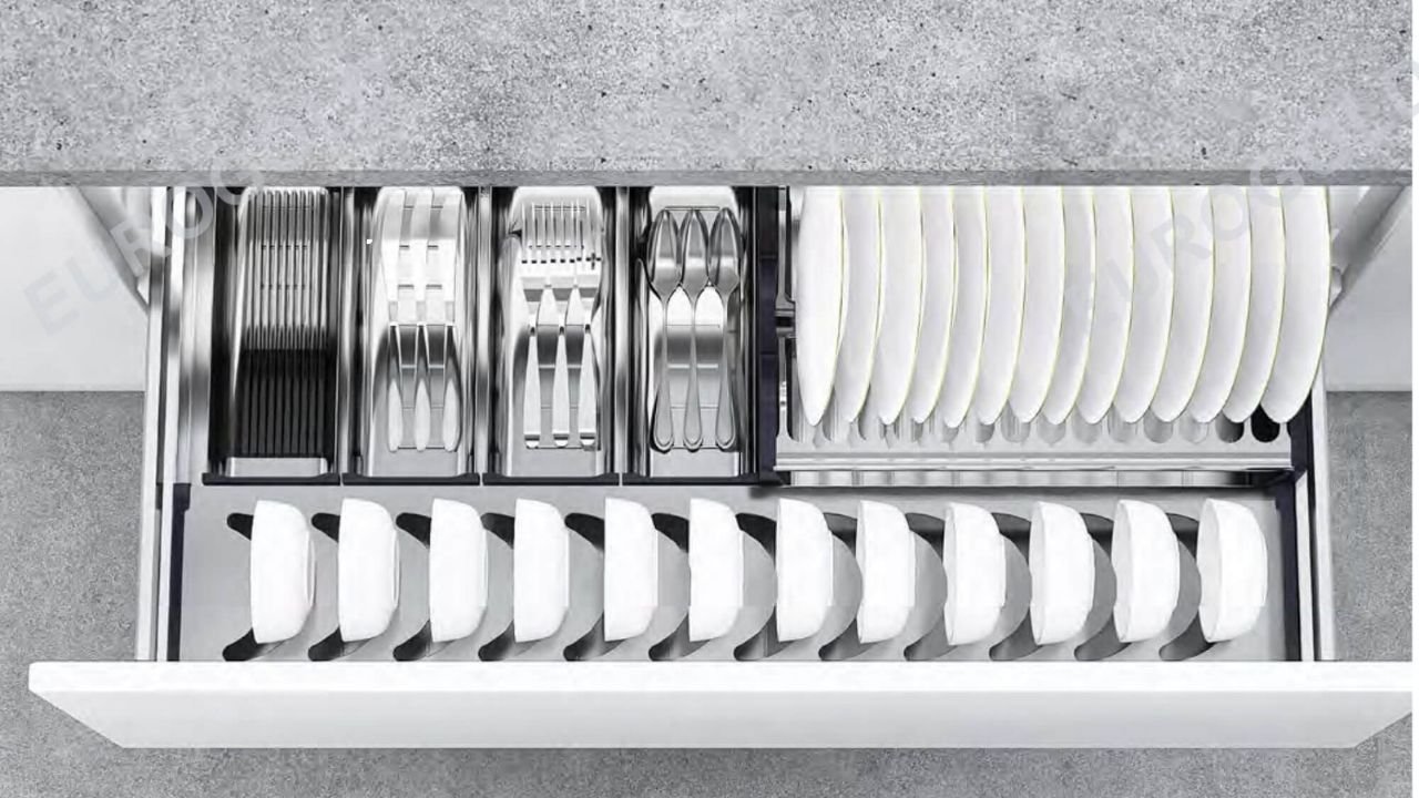 Giá bát đĩa inox hộp Eurogold dòng EU132xxx