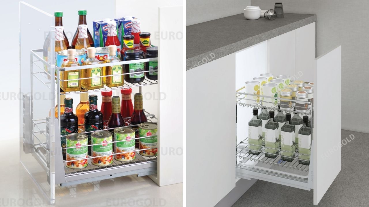 Giá gia vị inox nan vuông ERO B2 series