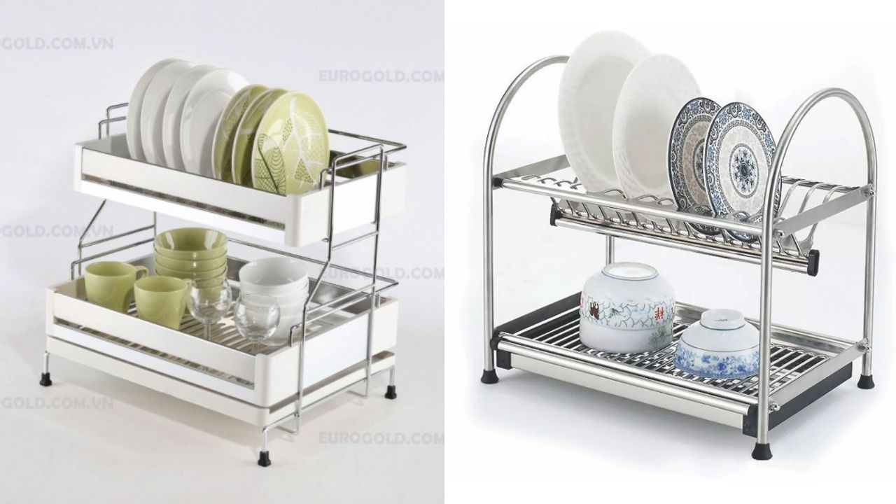 Kệ Bát Đĩa Để Bàn, Gắn Tường