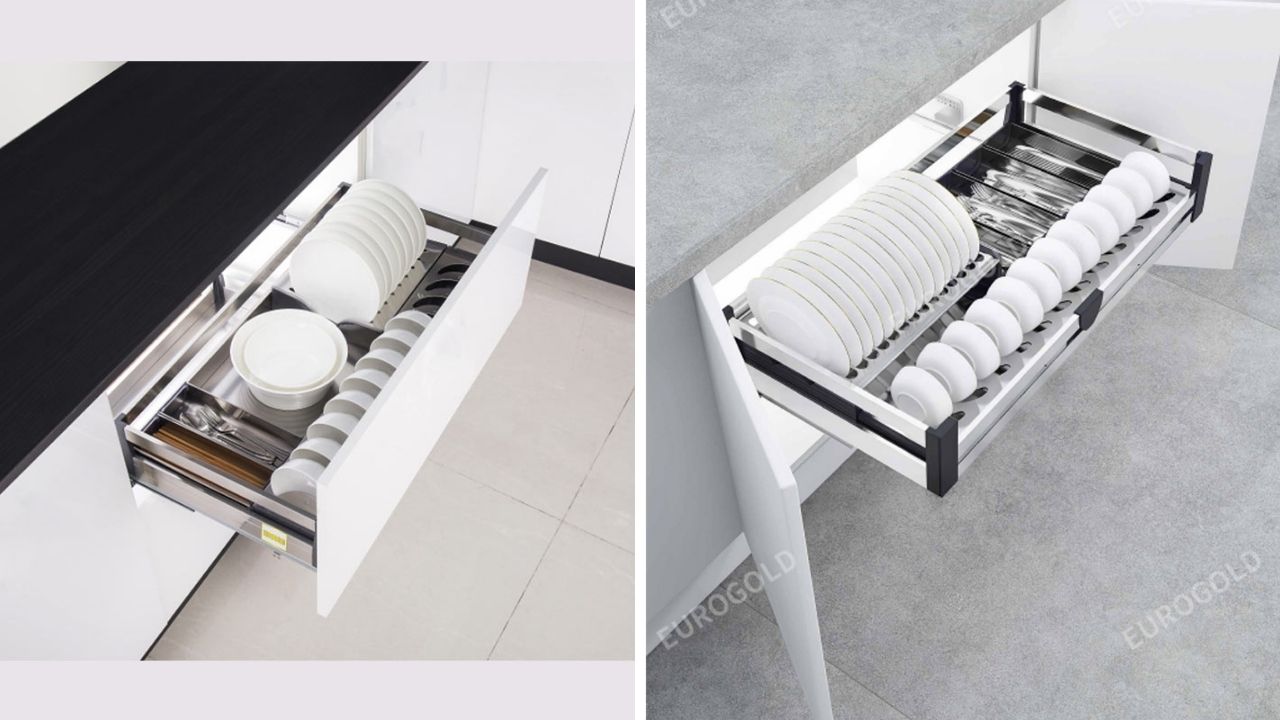 Kệ Bát Đĩa Inox Hộp Truyền Thống