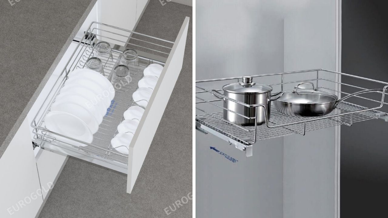 Kệ Bát Đĩa Inox Nan Tròn