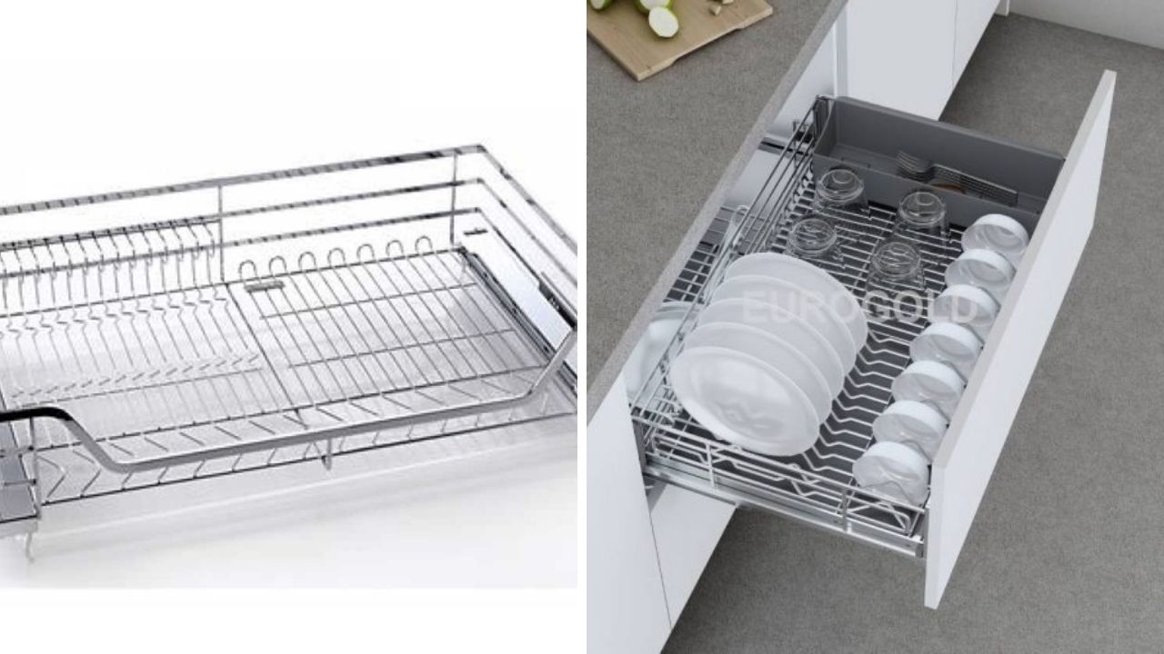 Kệ Xoong Nồi, Bát Đĩa Đa Năng Inox 304