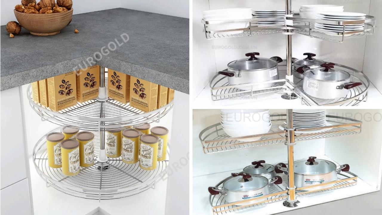 Mâm Xoay Inox 304 Eurogold