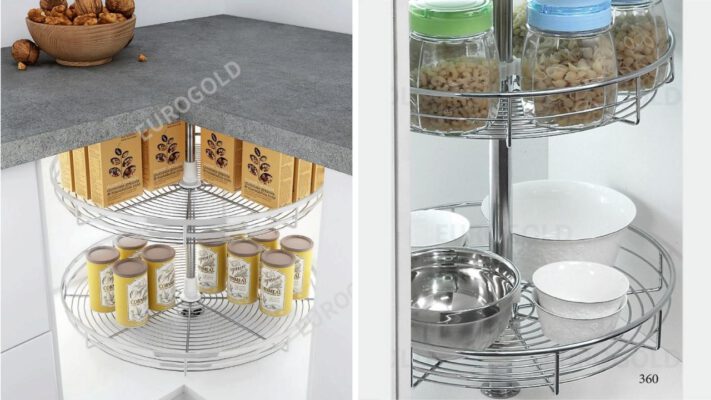 Mâm Xoay Inox Eurogold