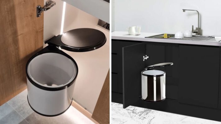 Thùng đựng rác gắn cánh Hafele