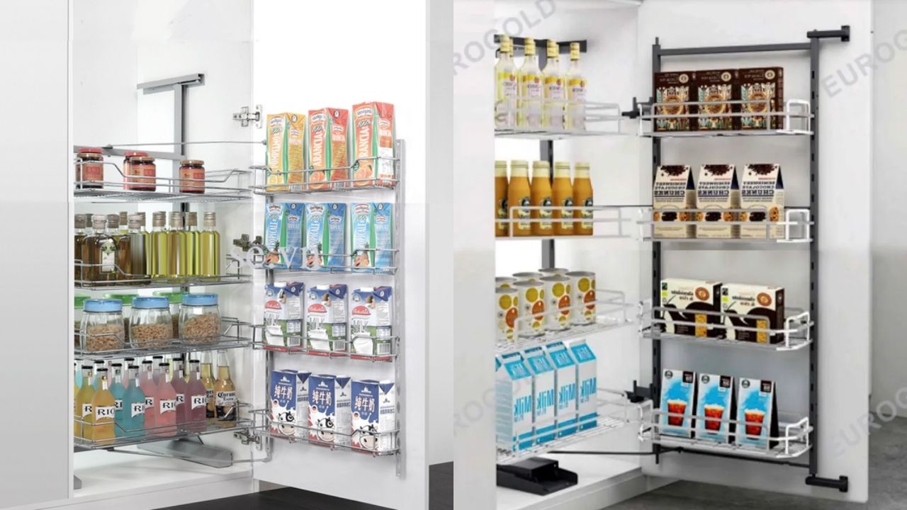 Tủ đồ khô inox 201 4 tầng