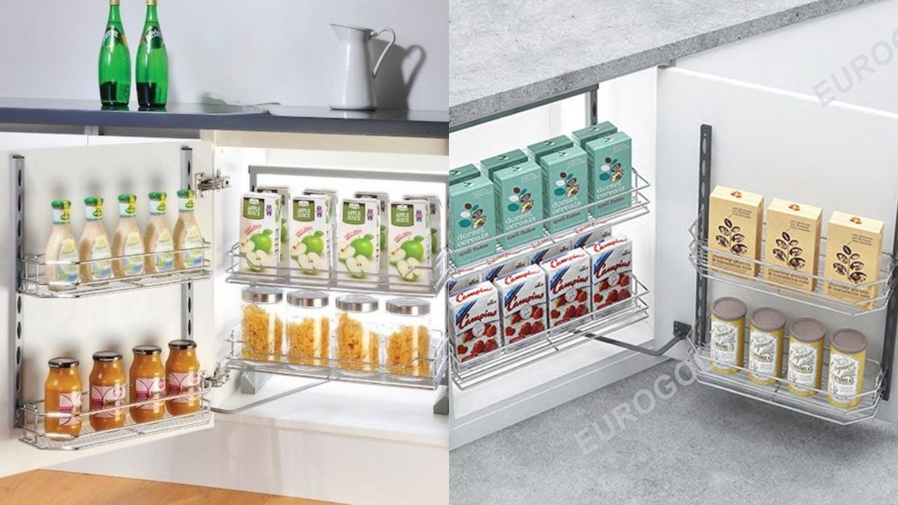 Tủ kho 2 tầng inox 304 cánh mở