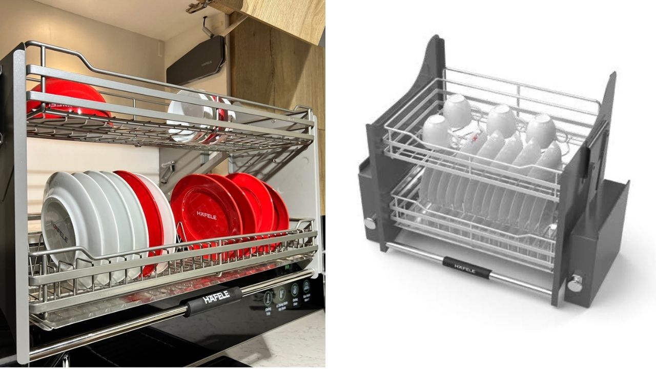 Giá Bát Đĩa Nâng Hạ Oria 900mm 504.76.508 Hafele 