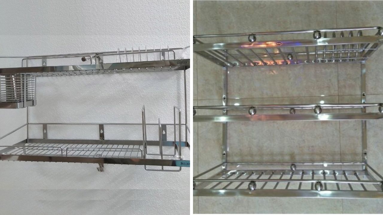 Giá Để Bát Inox Treo Tường