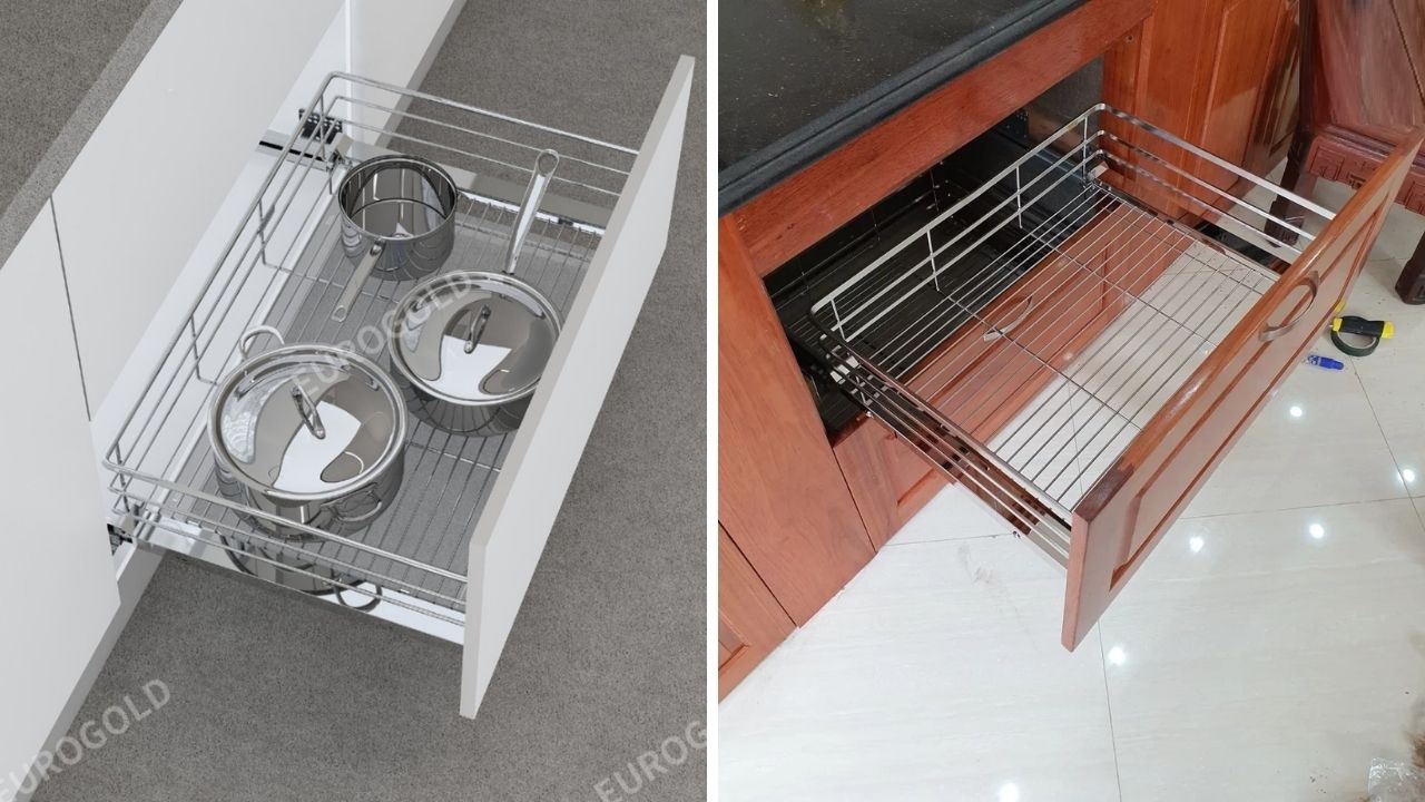 Giá Xoong Nồi Inox 304 Gắn Cánh Eurogold Dòng EG304