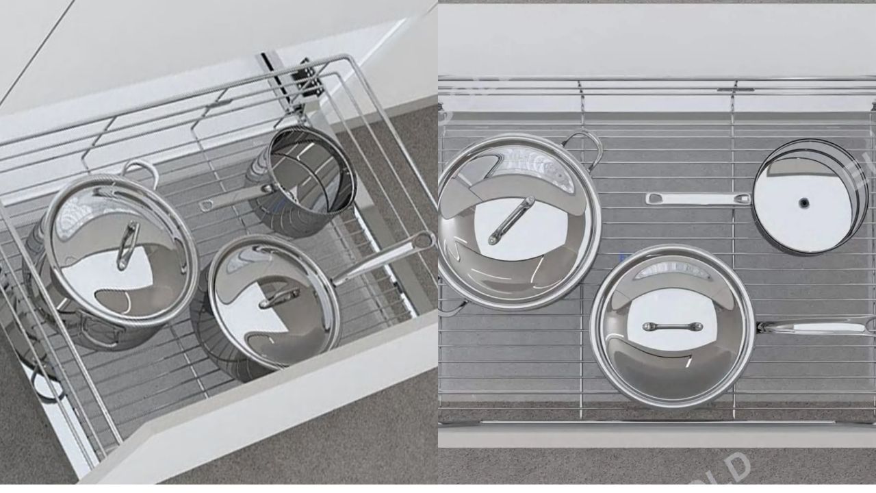 Giá Xoong Nồi Inox Gắn Cánh Eurogold Nổi Bật