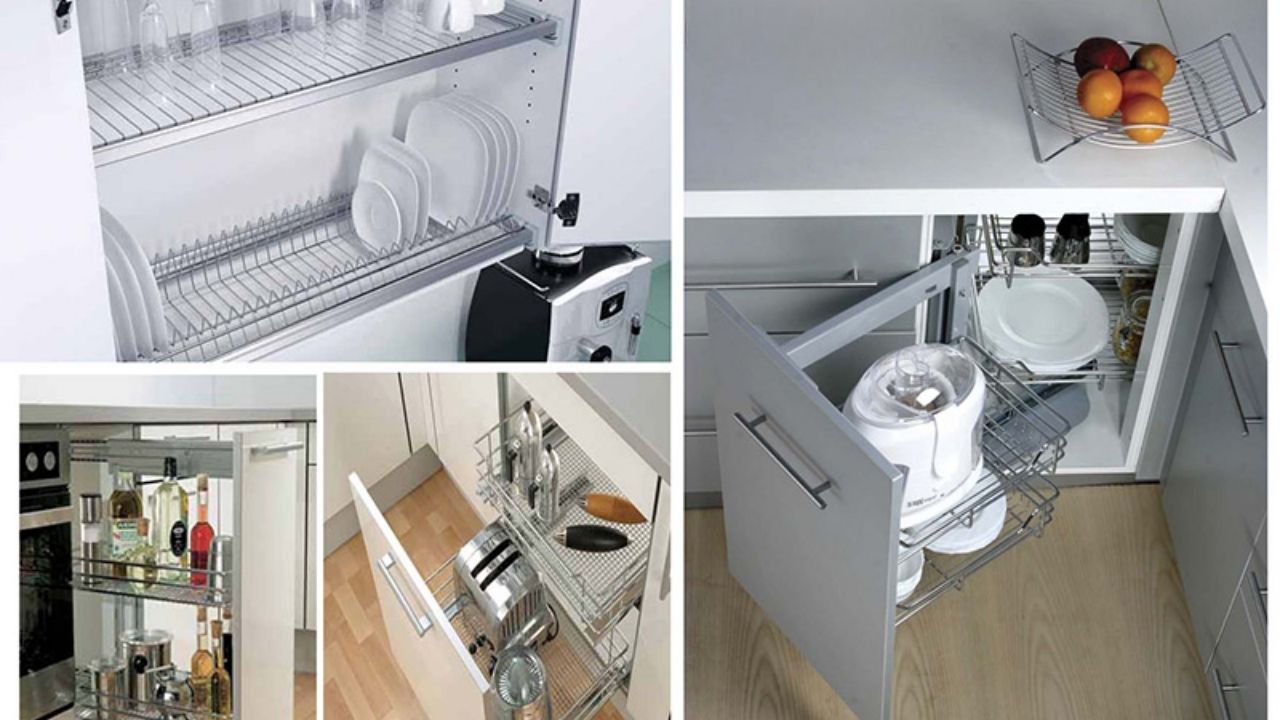Phụ kiện tủ bếp inox 304 chính hãng