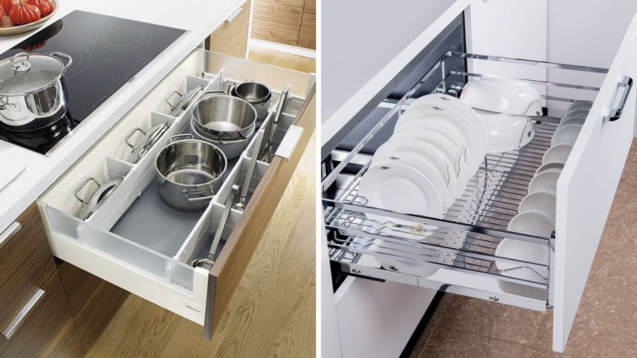 Tầm Quan Trọng Của Ray Trượt Giảm Chấn Đối Với Phụ Kiện Tủ Bếp