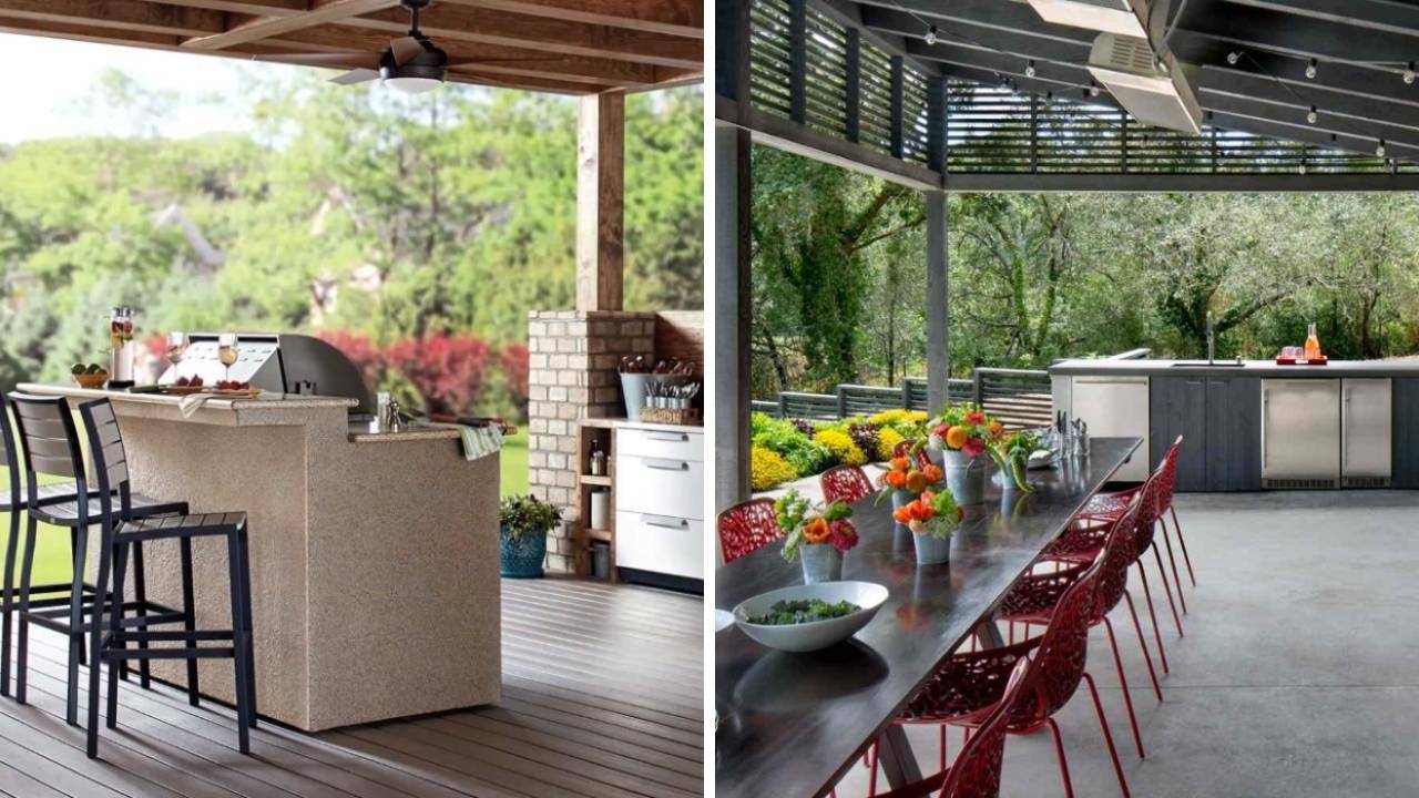 Thiết Kế Bếp Sân Vườn Hiện Đại Và Sang Trọng