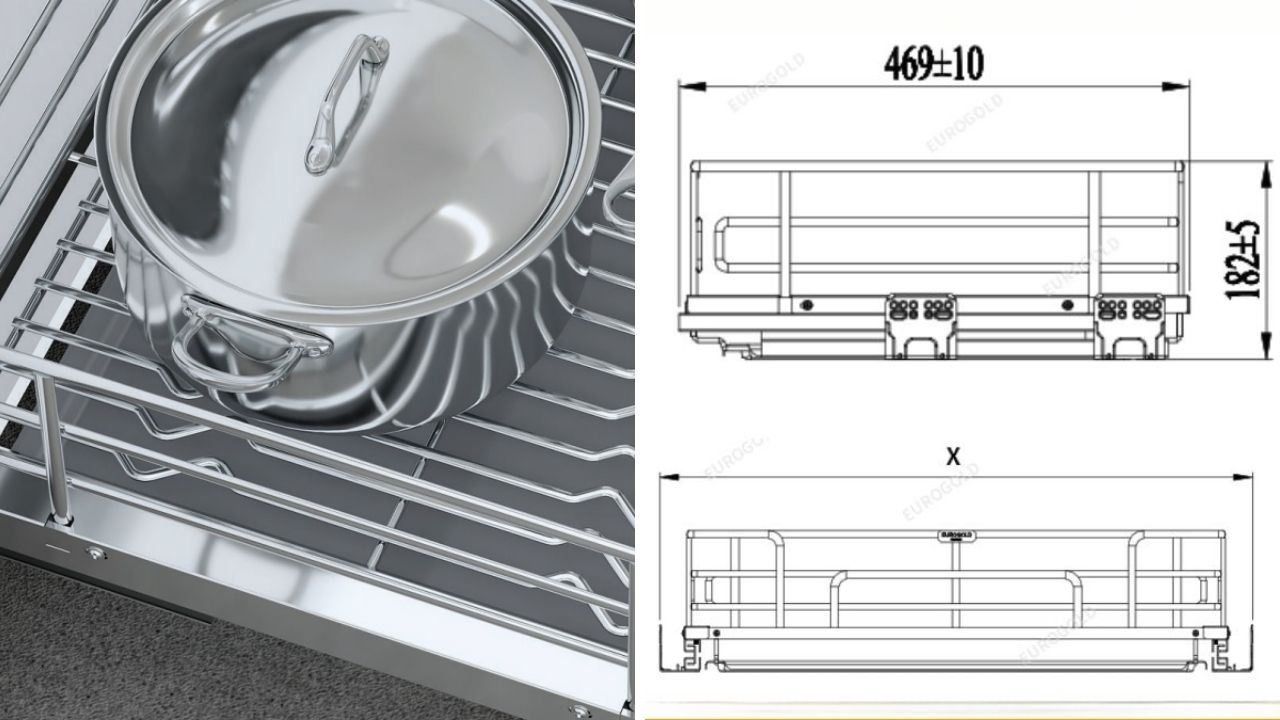 Thông số kỹ thuật giá xoong nồi inox 304 Eurogold