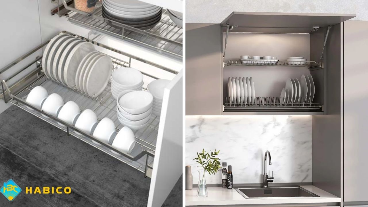 Giữ Kệ Chén Luôn Khô Thoáng, Dễ Dùng