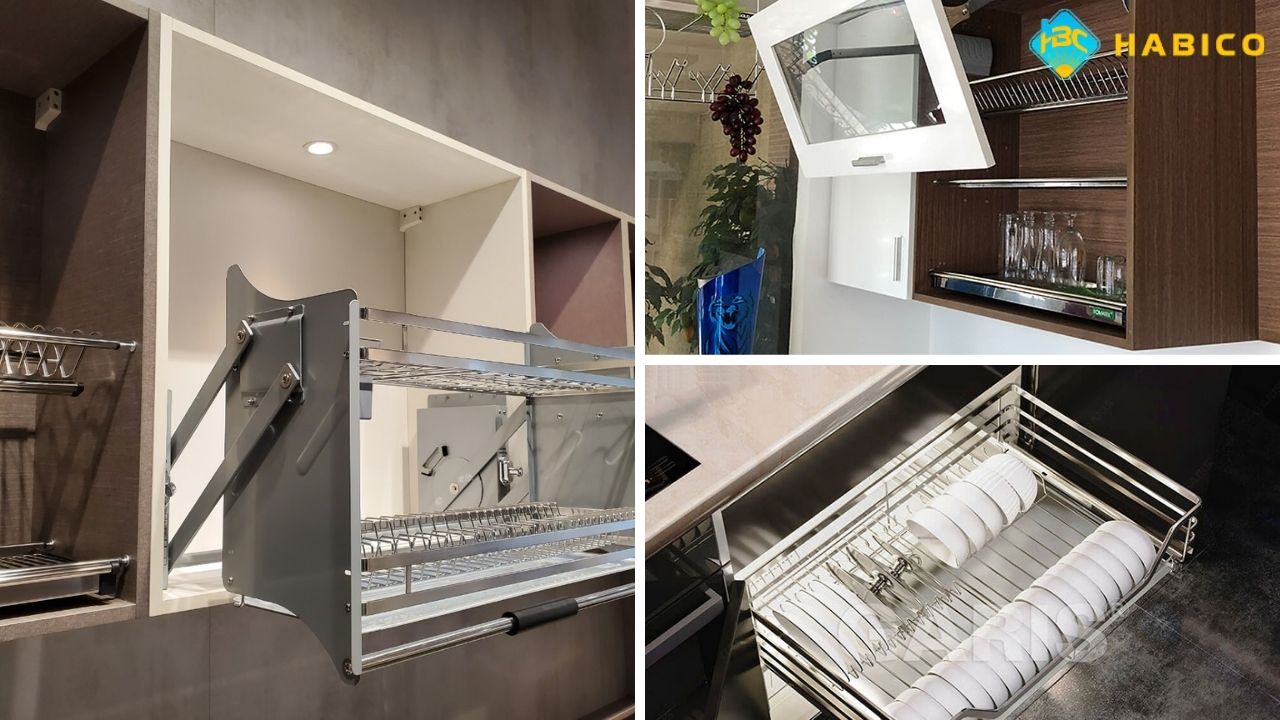 Phân Loại Kệ Chén Theo Vị Trí Và Chức Năng