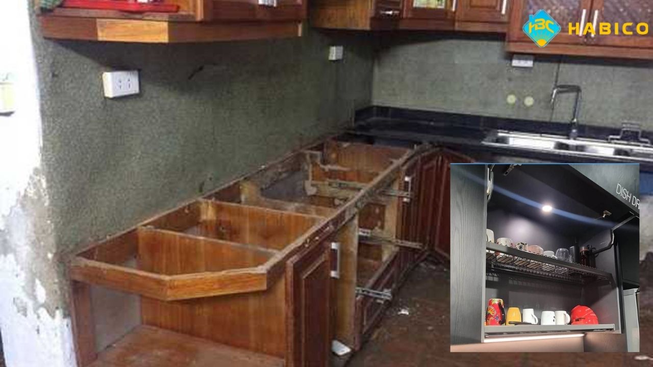 Tủ gỗ công nghiệp rất dễ bị ẩm