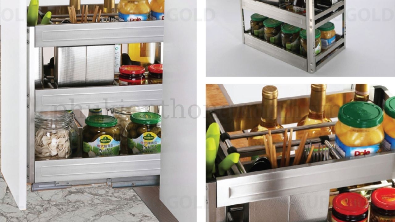 Giá Dao Thớt Chai Lọ Inox Hộp Eurogold