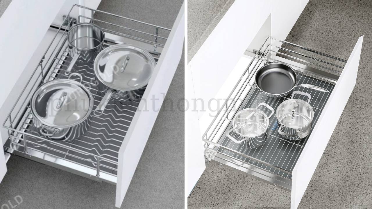 Giá Xoong Nồi Inox 304 Gắn Cánh Eurogold