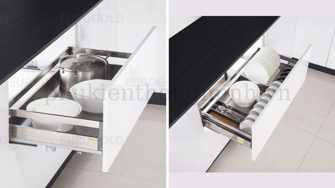 Giá Xoong Nồi Inox Hộp 2 Lớp Đáy, Gắn Cánh Eurogold