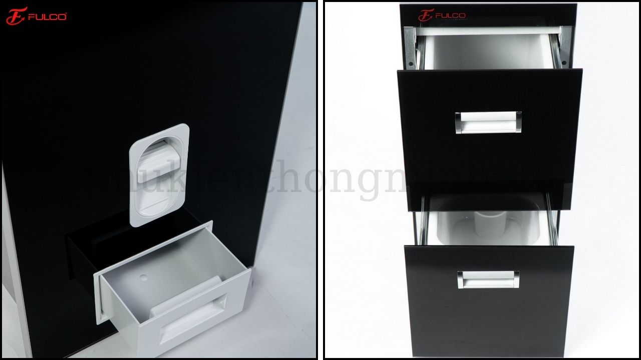 Thùng gạo âm tủ mặt gương Fulco