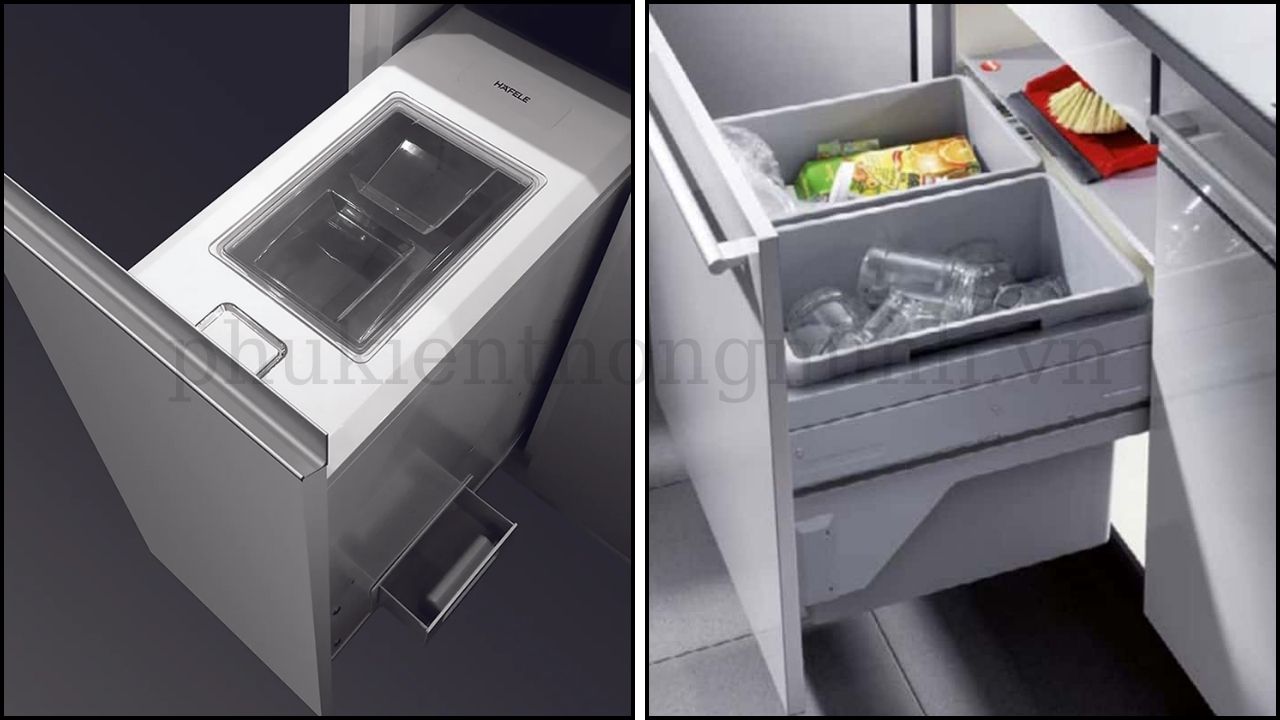 Thùng gạo và thùng rác Hafele