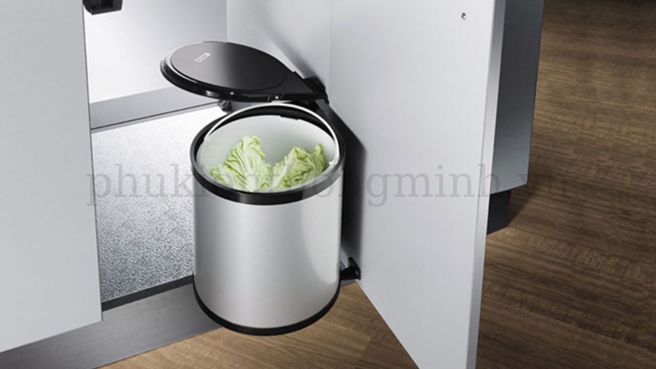 Thùng rác inox gắn cánh Fulco