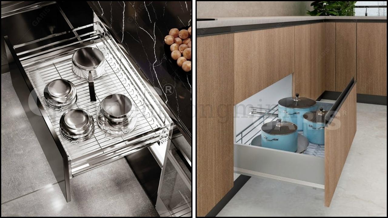 Giá để xoong nồi tủ dưới Garis