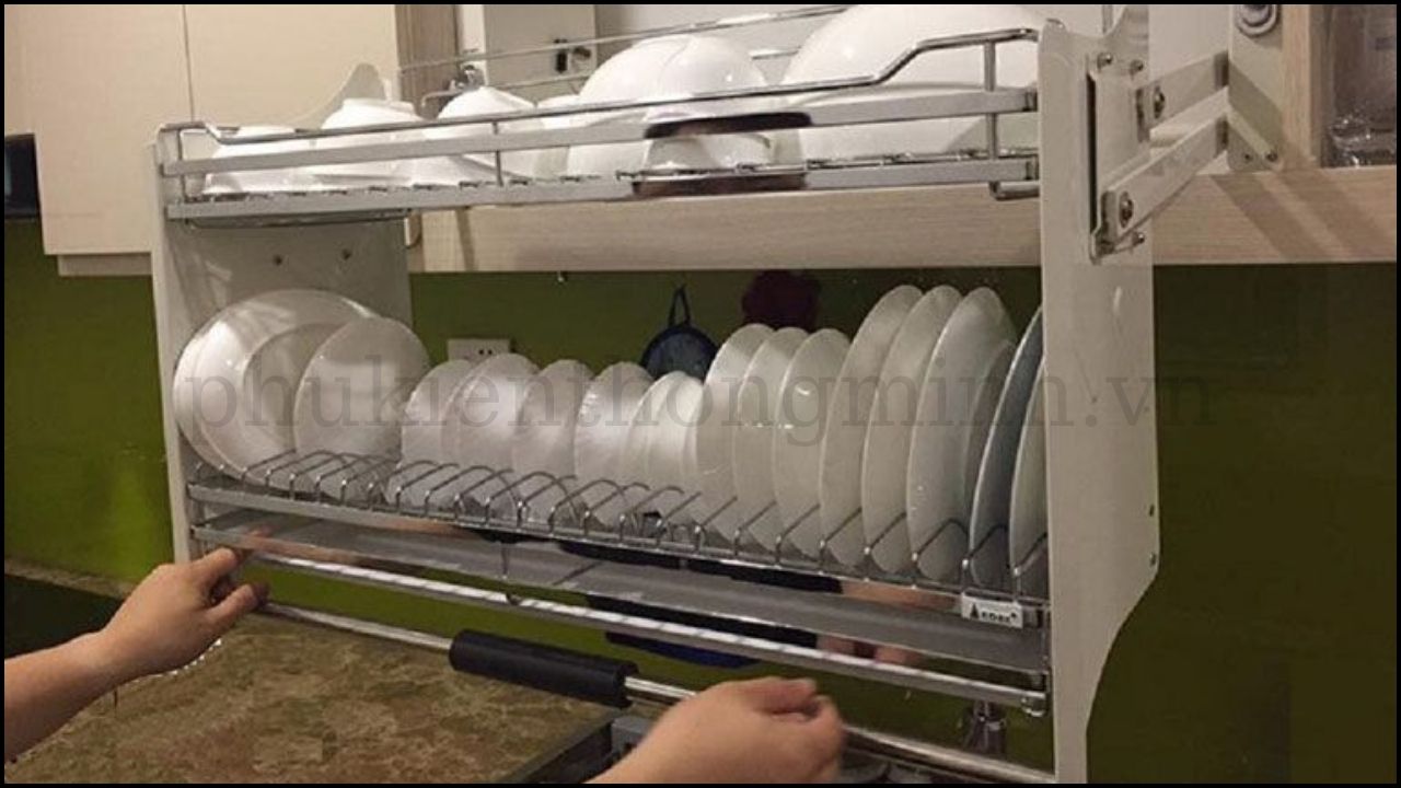 Giá nâng hạ tủ bếp theo công năng sử dụng