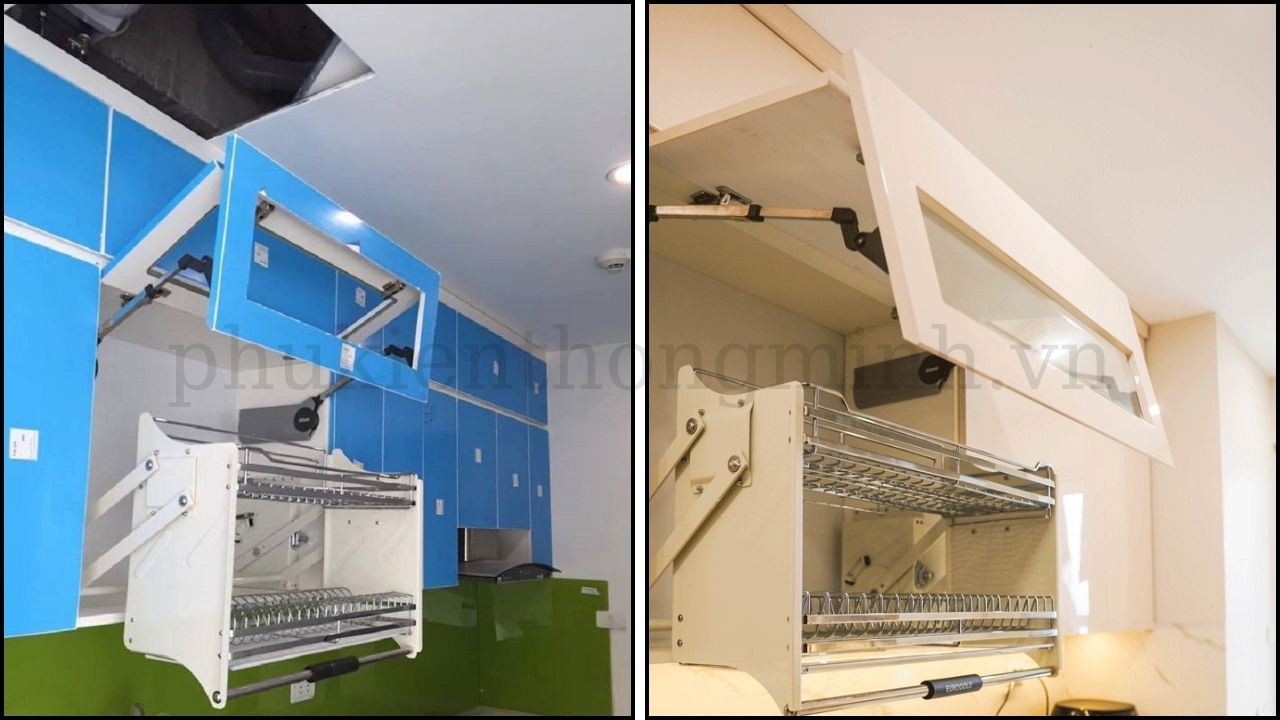 Giá nâng hạ tủ bếp thông minh