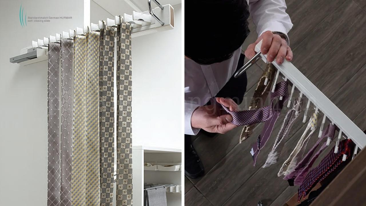 Giá treo cà vạt, thắt lưng Garis
