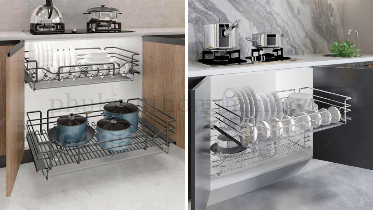 Kệ Xoong Nồi 2 Tầng Garis