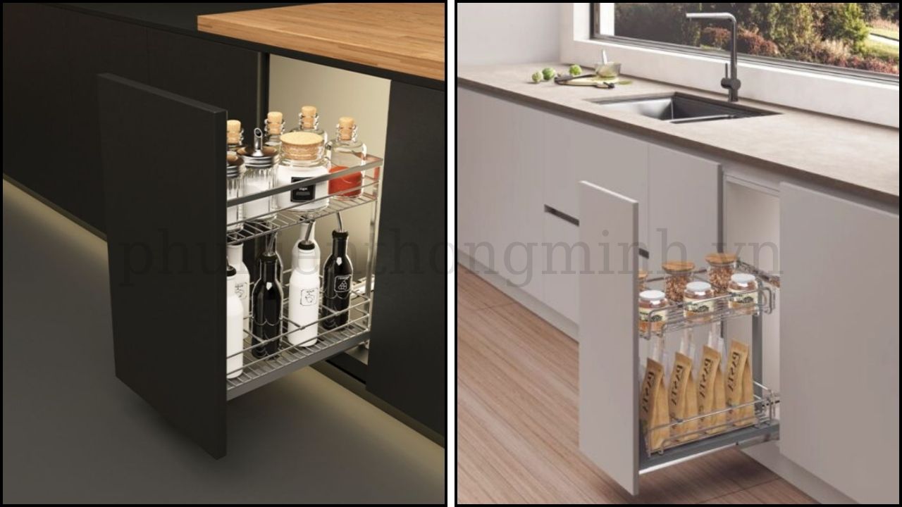 Kệ gia vị inox đẹp, chất lượng đến từ tương hiệu HAFELE