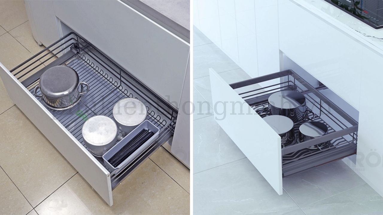 Kệ xoong nồi hợp kim sơn nano Grob