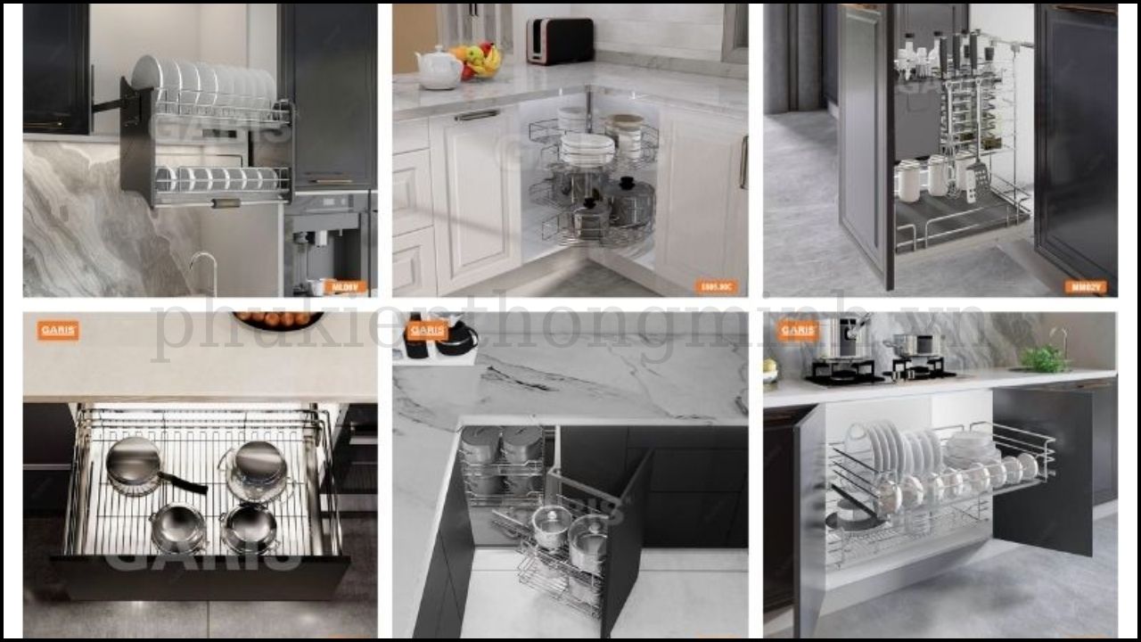 So Sánh Phụ Kiện Tủ Bếp Garis Với Các Thương Hiệu Khác