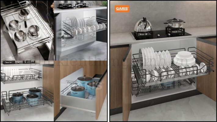 Sử dụng giá để xoong nồi thông minh Garis mang lại nhiều lợi ích thiết thực cho căn bếp